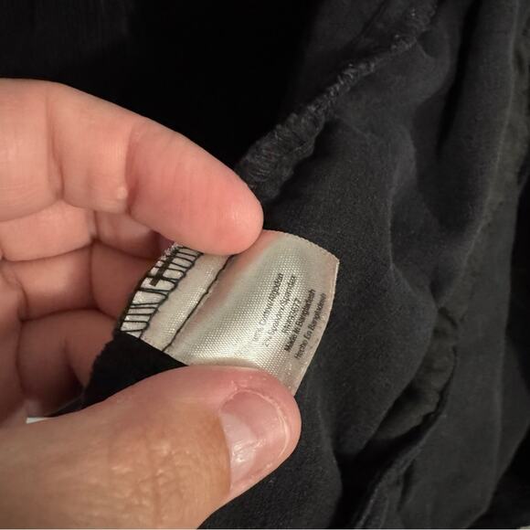 St. John's Bay Woman Black Corduroy Jacket Plus Size 1X Cotton & Spandex - Picture 6 of 7